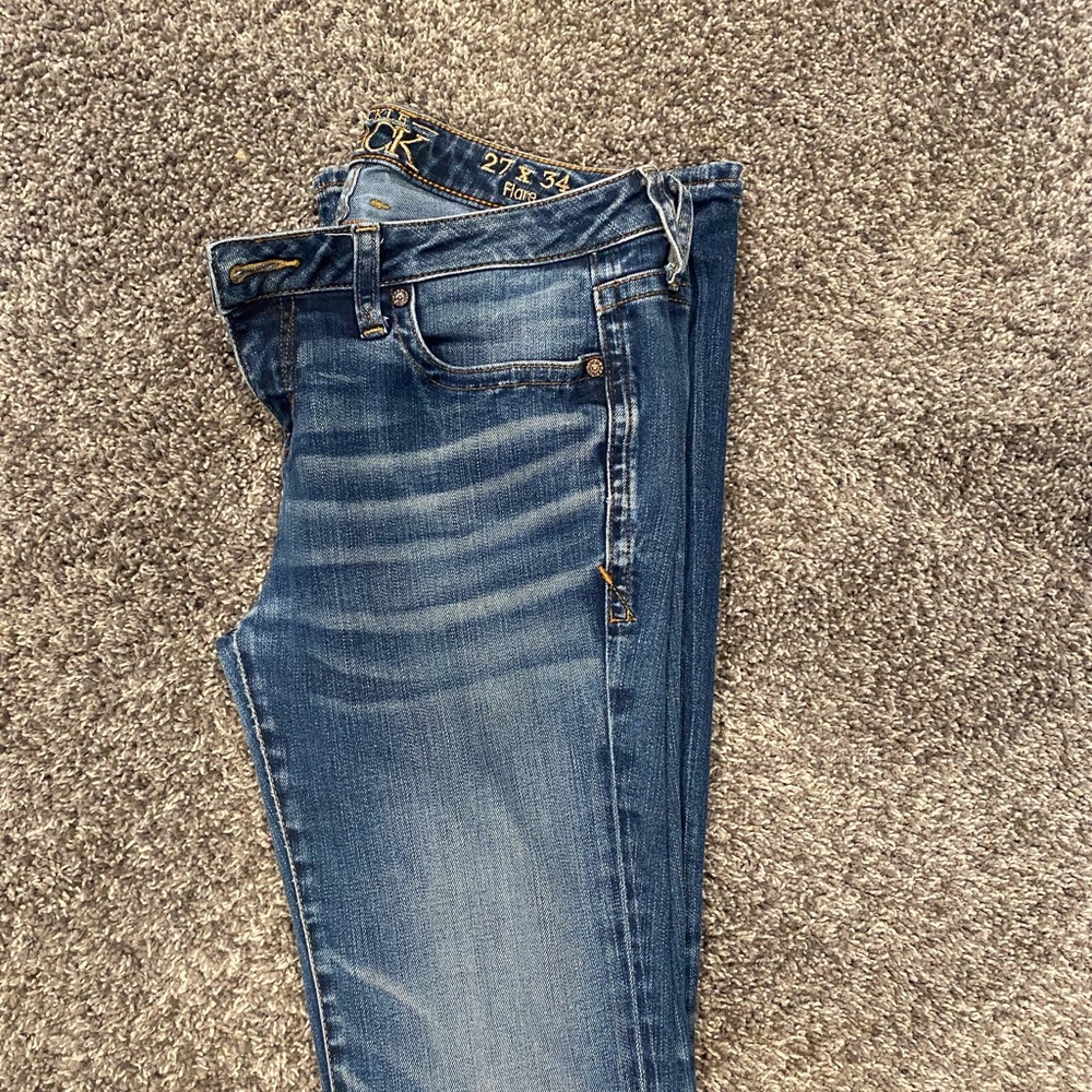 Buckle Black Flare Jeans